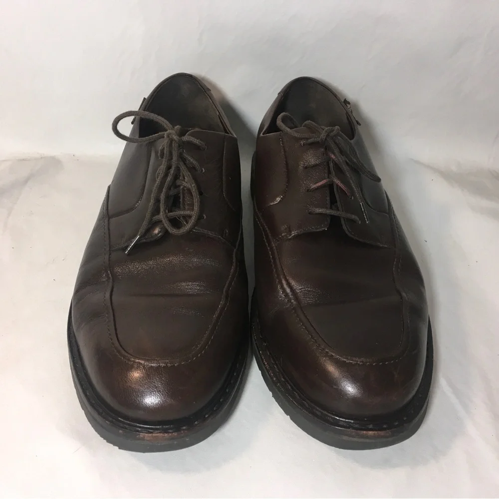 Mephisto Brown Oxford Shoes Men's Size 8 US Goodyear Welt Air Flex Leather
